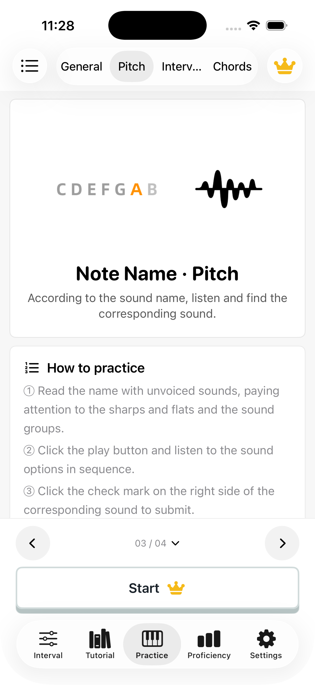Note name to pitch: introduction